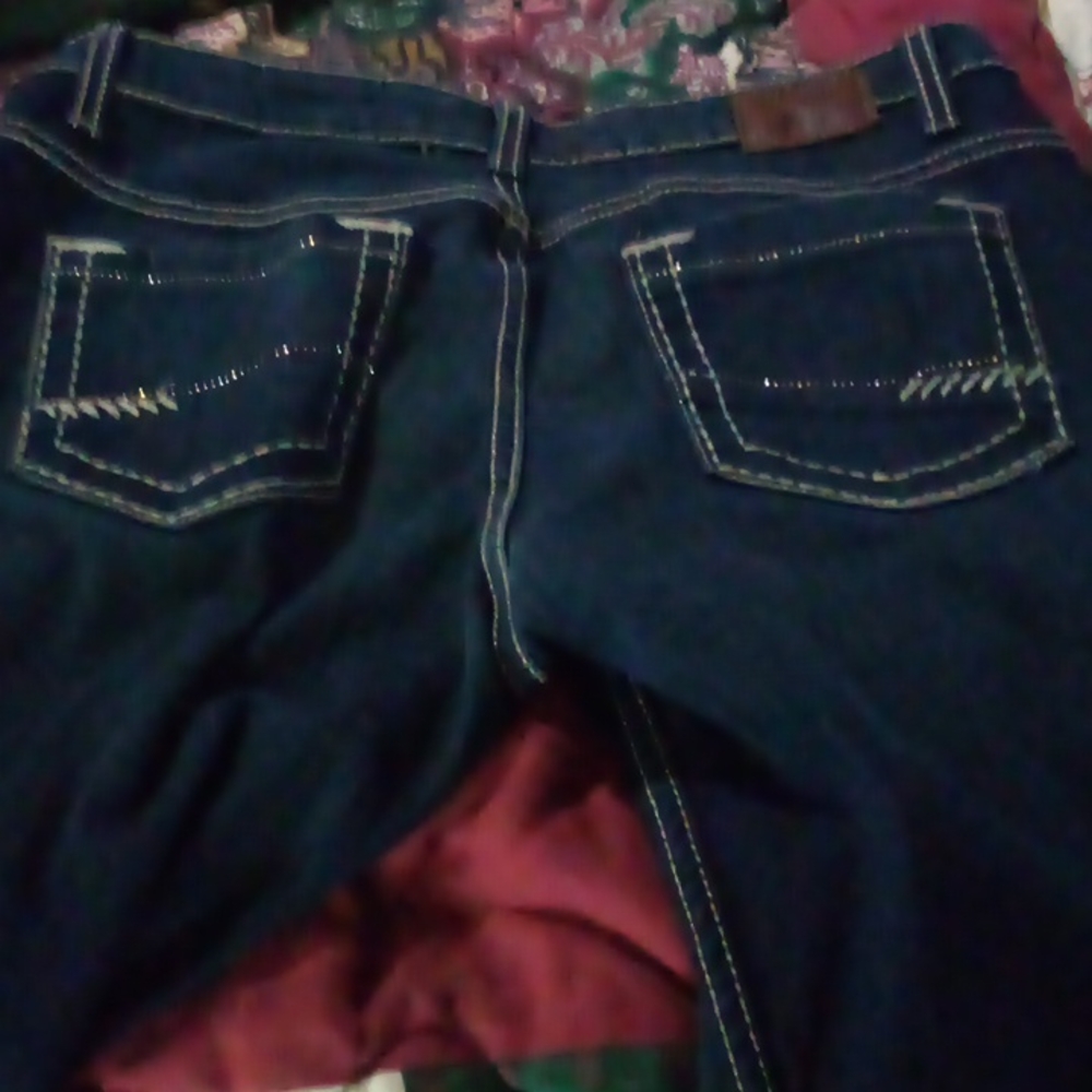 BKE denim jeans 4 pockets  boot cut unisex